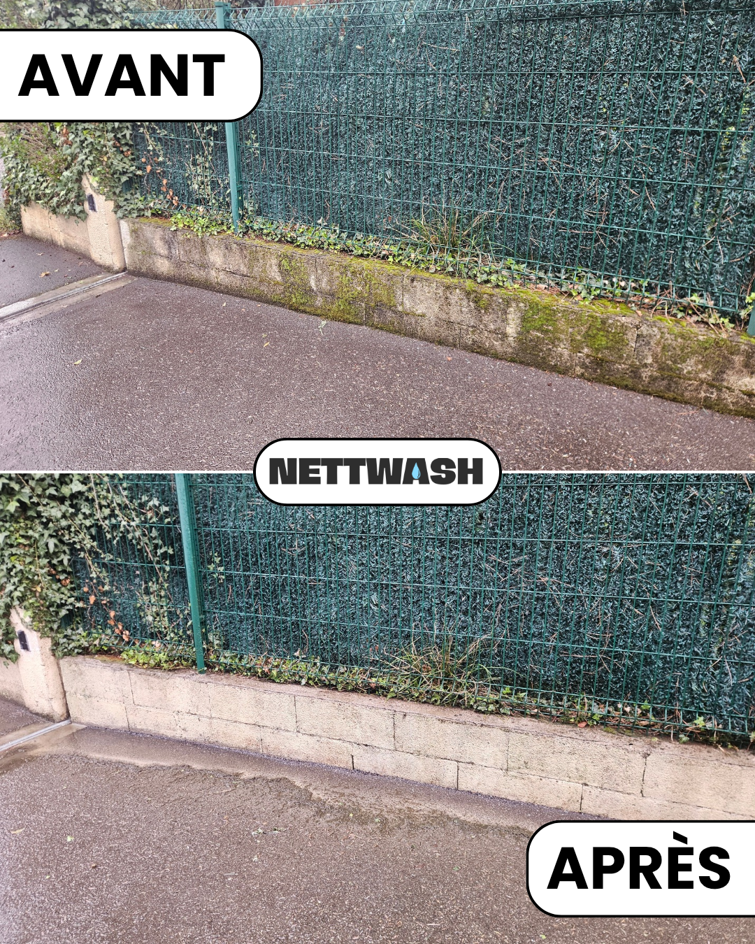 Nettoyage terrasse et allées à Lyon