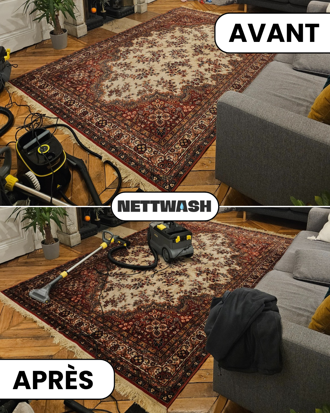 Nettoyage tapis à Lyon et alentours