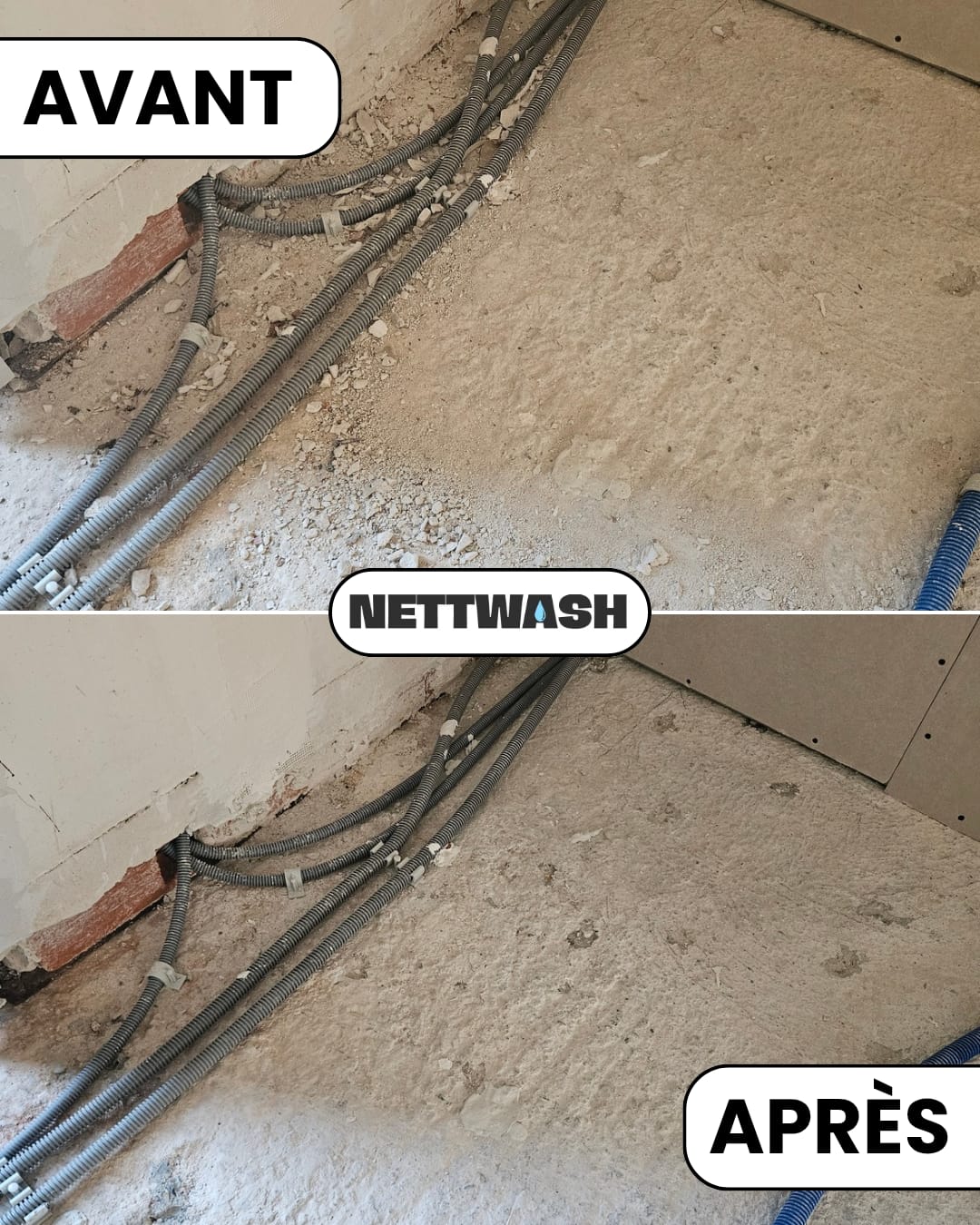 Nettoyage fin de chantier